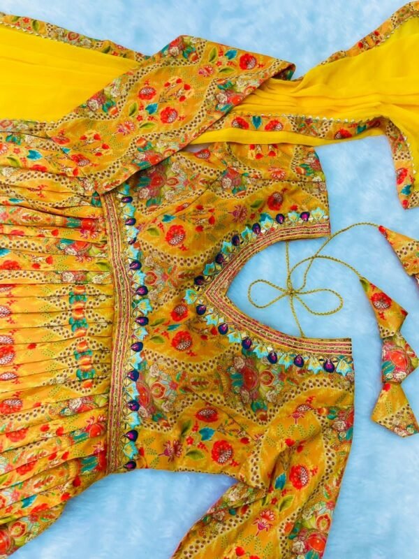Presenting New Special Party Wear Aliya Cut Dresses Dupatta With Pant - Image 5