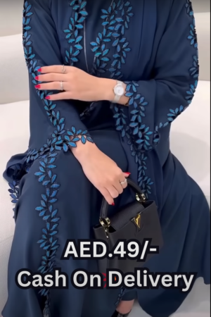 Paan Handwork Kaftaan Abaya