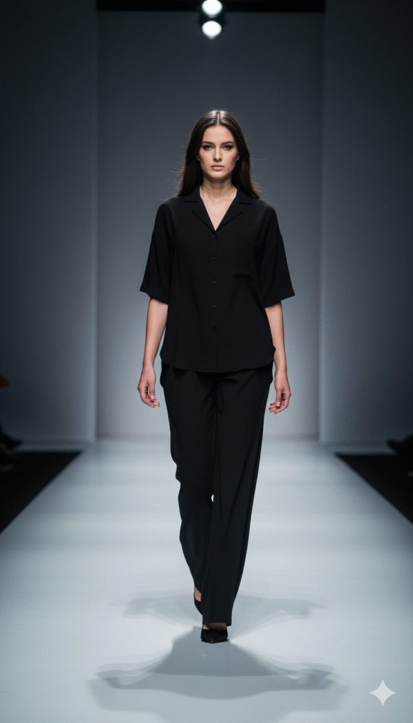 Women Boxy Fit Solid Club Collar Casual Shirt – Minimalist, Modern & Effortlessly Chic - Image 6