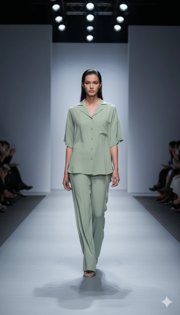 Women Boxy Fit Solid Club Collar Casual Shirt – Minimalist, Modern & Effortlessly Chic - Image 3