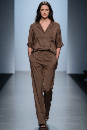 Women Boxy Fit Solid Club Collar Casual Shirt – Minimalist, Modern & Effortlessly Chic