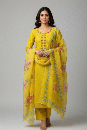 Rayon Rajsthani Embriodered Straight Kurti With Touser Unique Stylish Trendy New Design