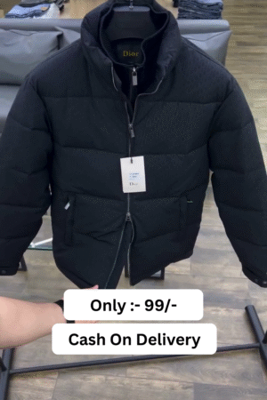 Men’s Lightweight Quilted Puffer Jacket – Winter Protection with Style