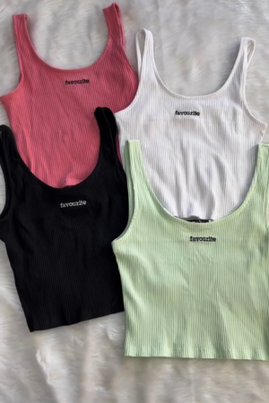 sister ribbed crop tank tops.