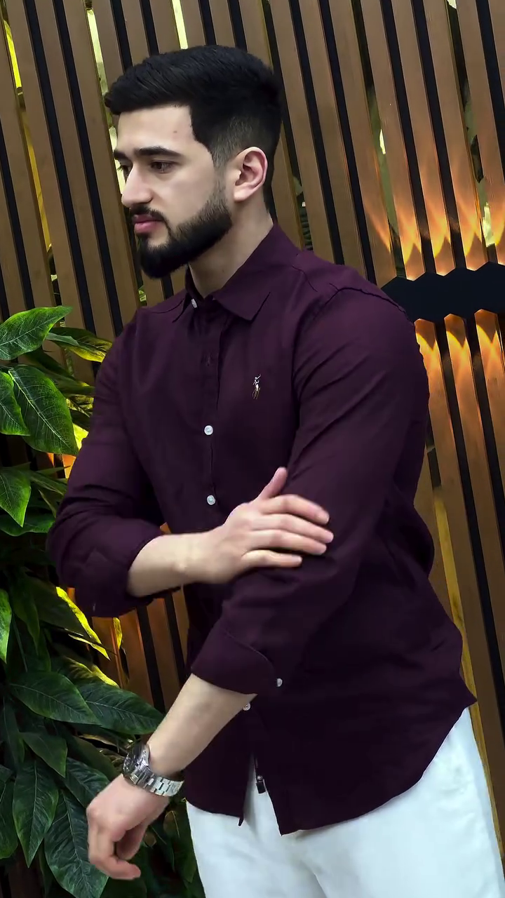 Pure Cotton Tailored Fit Casual Shirt - Image 8
